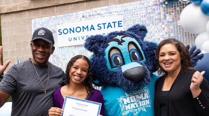 family at preview day
