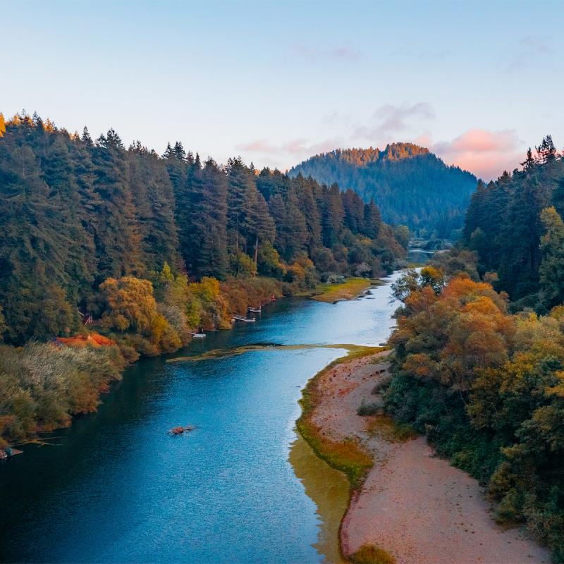 Russian river in sonoma county