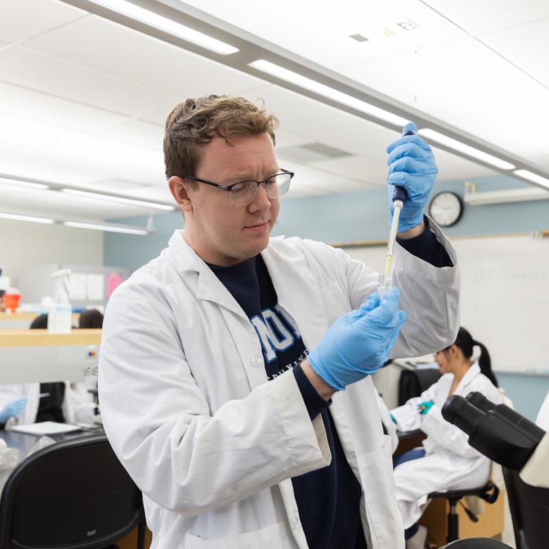 graduate student at the lab
