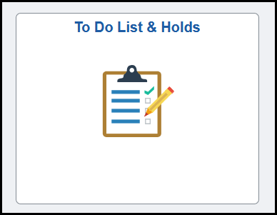 To-do list and holds tile on MYSSU with a clipboard and pencil on it 